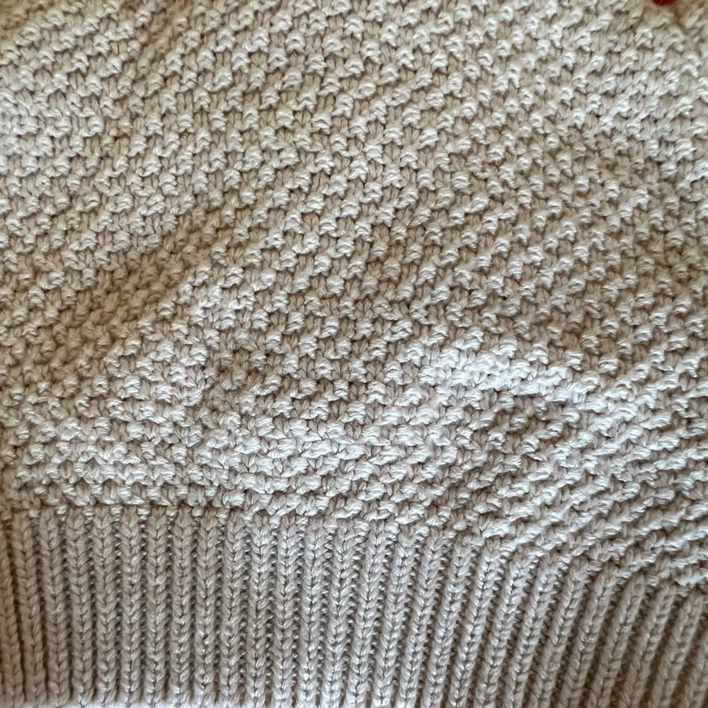 0-6 months hat Gerber knit baby hat in natural tone w/little teddy bear ears